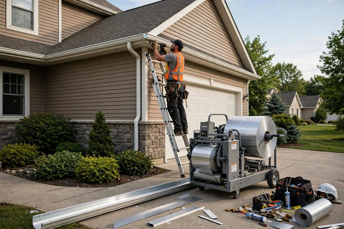 Gutter Installation in Marietta, GA — Clark Brothers Roofing, Marietta GA